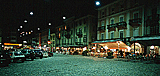 Marktplatz Locarno bei Nacht