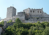 Altm&uuml;hlradweg: Blick auf Burg Pappenheim
