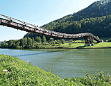 Altm&uuml;hlradweg: L&auml;ngste Holzbr&uuml;cke