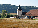 Altm&uuml;hlradweg: Kirche von Inching an der Altm&uuml;hl