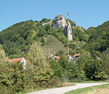 Altm&uuml;hlradweg: Jurafels in Meihern