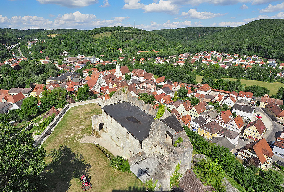 Aussicht von der Burg Pappenheim