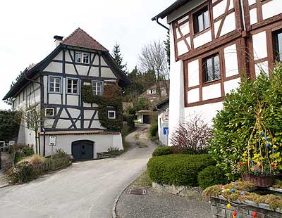 Schöne Fachwerkhäuser in Öhningen