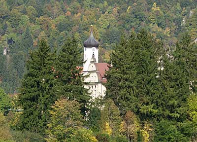 Blick auf Kloster Beuron