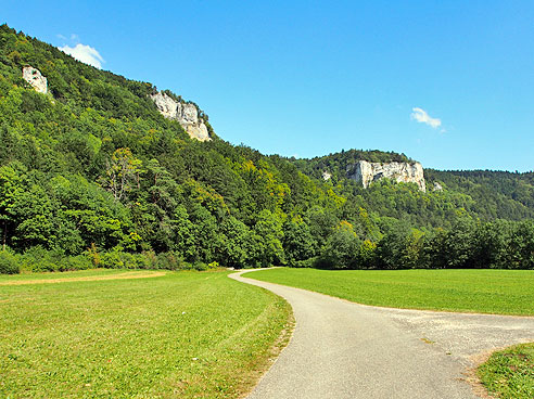 Breiter Fels  im Donautal