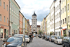 Stadtplatz in Vilshofen