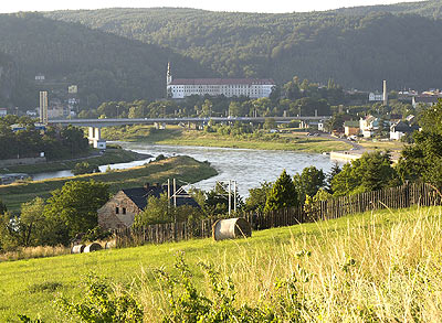 Blick auf Decin