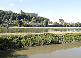 Schloss Pirna und die Stadt