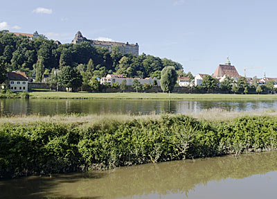 Schloss Pirna und die Stadt