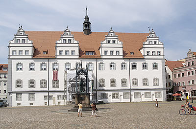 Marktplatz in Wittenberg