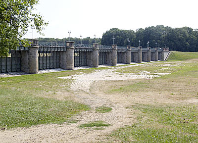 Stauwehr in Pretzien