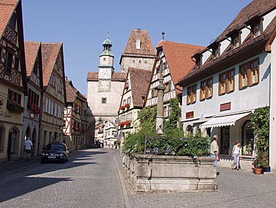Gassen in Rothenburg