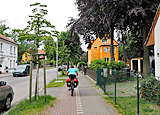 Radweg durch Borgsdorf