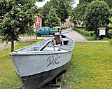 Boot beim Herrenhaus
