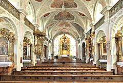 Kirchenschiff im Kloster Au