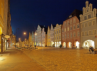 Landshut bei Nacht
