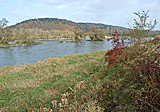 Zusammenfluss von Isar und Donau