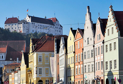 Stadt und Burg Landshut