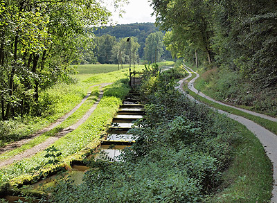 Am Kanal entlang bis Ödheim