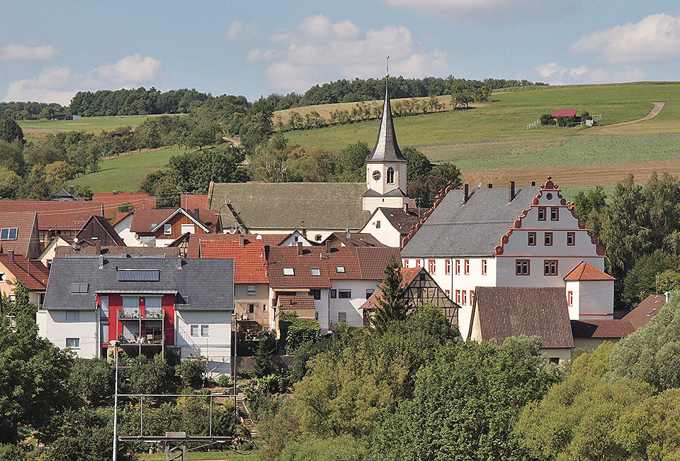 Blick auf Gommersdorf