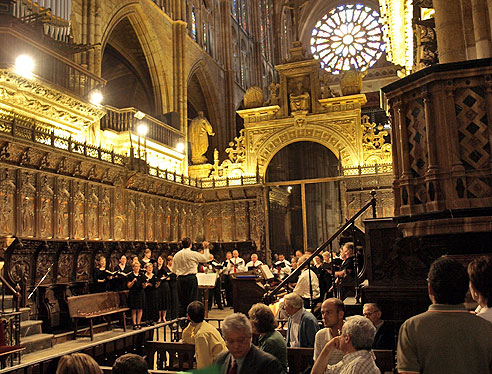 Konzert in der Kathedrale von Leon