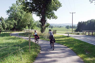 Bodensee-K&ouml;nigseeradweg: Flache Gegend