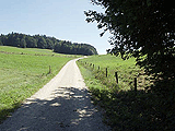 Anstieg vor Siegsdorf