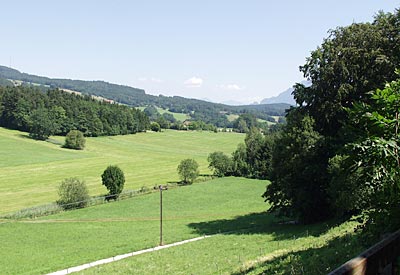 Bodensee-K&ouml;nigseeradweg: Fernsicht vor Anger