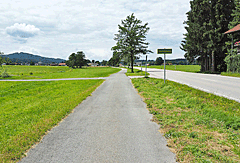 Radweg nach Teisendorf