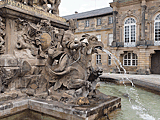 Bayreuth: Brunnen vor dem Neuen Schloss
