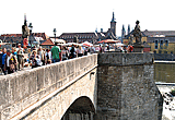 W&uuml;rzburg: Auf der alten Mainbr&uuml;cke