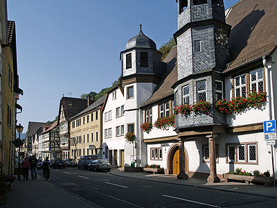 Das Rathaus in Stadtprozelten