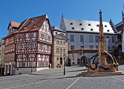 Aschaffenburg Alte Fachwerkh&auml;user