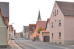 Ortsdurchfahrt in Röthlein