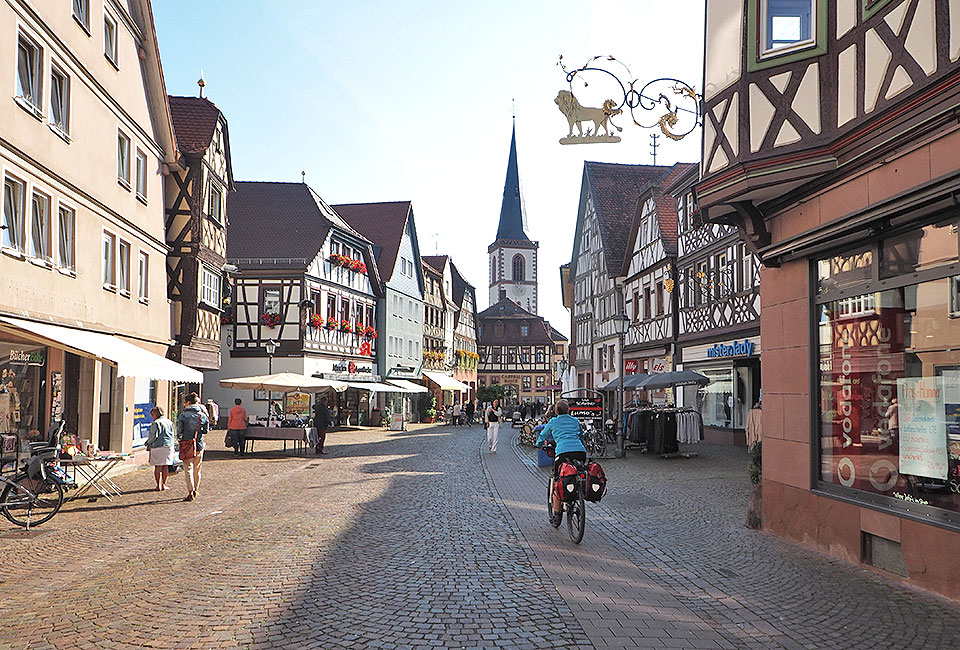 Historische Innenstadt in Lohr