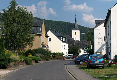 Ortsdurchfahrt in "Köwerich"