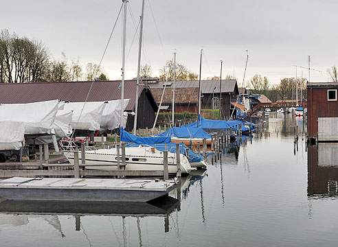 Bootshäuser an der Würm