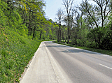 Radweg vor Kirchberg
