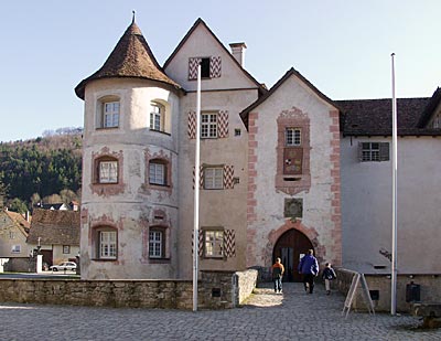 Neckarradweg: Schloss in Glatt