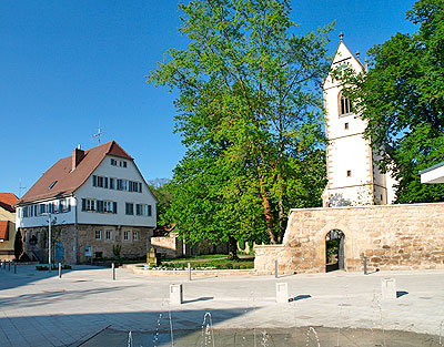 Ortsmitte Neckartenzlingen