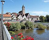 Neckarradweg: Stadtbild Nürtingen