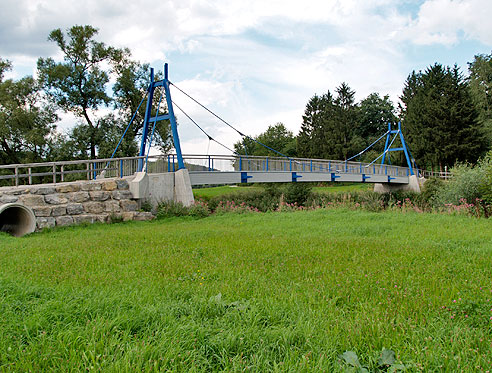 Radlerbrücke vor Mittelstadt