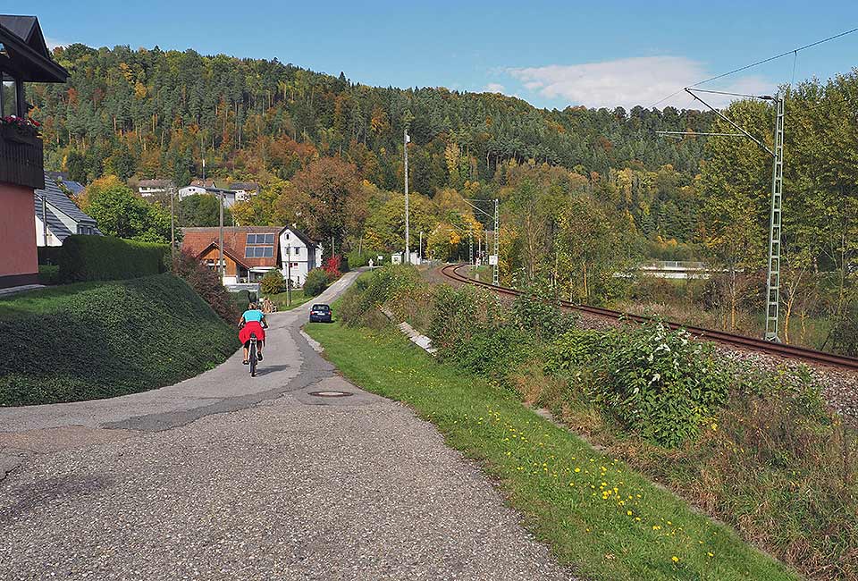 Radweg in Talhausen