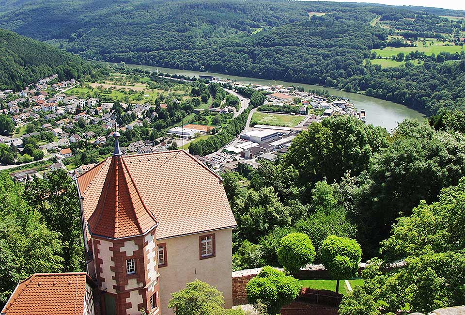 Dilsberg - Schöner Ausblick auf das Neckartal