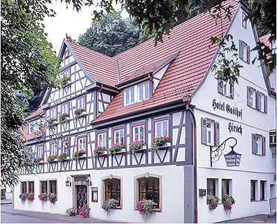 Am Neckarradweg: Gästehaus Hirsch Remseck