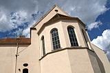 Chorseite der Kirche in Dettingen