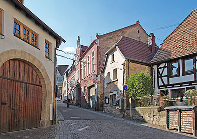 Radwege Südpfalz: Zentrum von Frankweiler