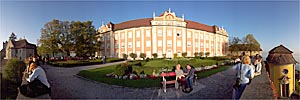 Panorama beim Schloss Meersburg