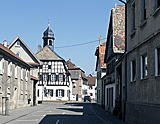 Rheintalradweg: Ortsmitte Alsheim