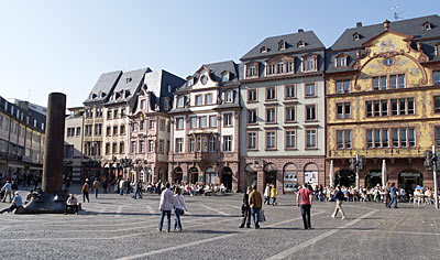 Häuserzeile in Mainz